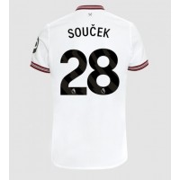 Camisa de time de futebol West Ham United Tomas Soucek #28 Replicas 2º Equipamento 2023-24 Manga Curta